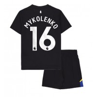 Stroje piłkarskie Everton Vitaliy Mykolenko #16 Koszulka Trzeciej dla dzieci 2025-26 Krótki Rękaw (+ szorty)